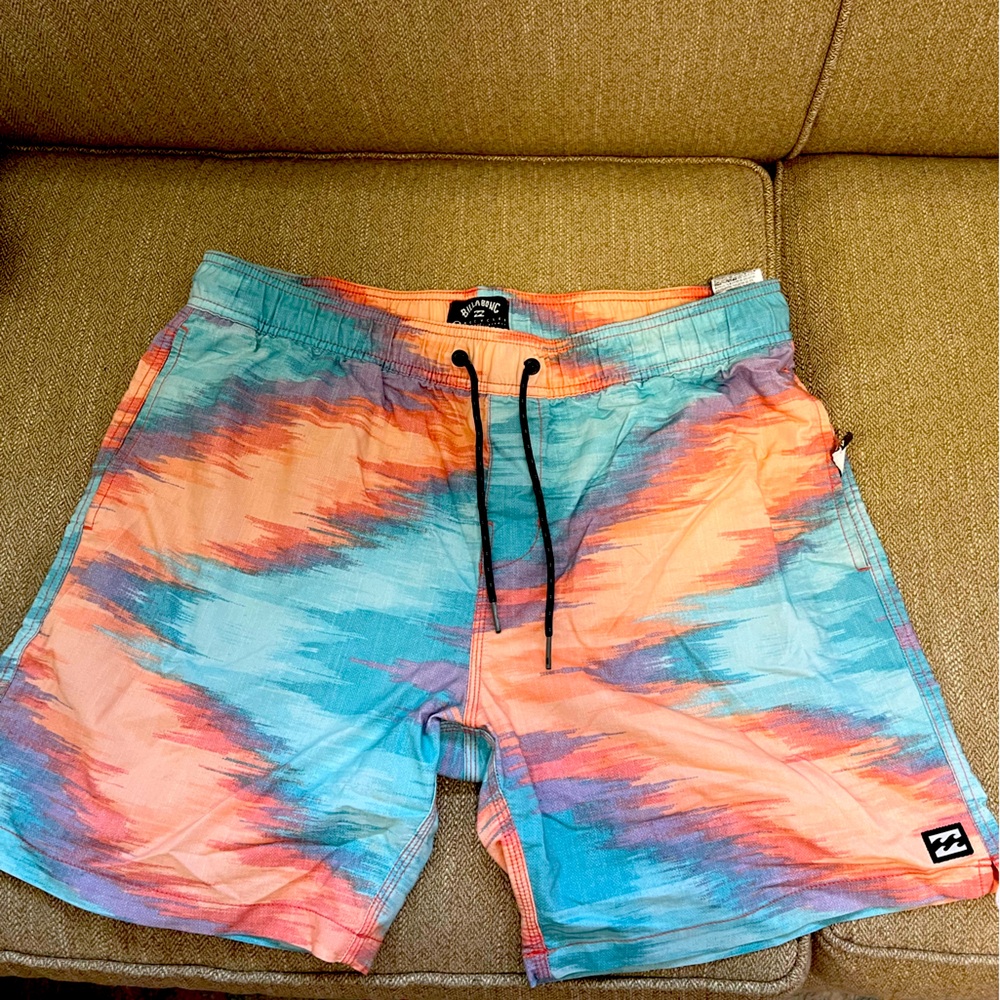 Billabong board shorts. No netting